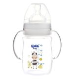 WEE BABY 483 SAFARİ PVC BİBERON GENİŞ AĞIZLI KULPLU 0-6 AY 150 ml