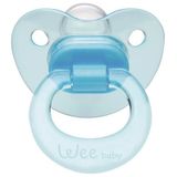 Wee Baby 6-18 Ay Silikon Akide Damaklı Emzik Mavi