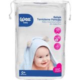 Wee Baby 60 Adet Bebek Temizleme Pamuğu Hassas Ciltler İçin Dermatolojik Olarak Test Edilmiş