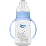 Wee Baby 744 150 ml Mavi Klasik Kulplu PP Biberon