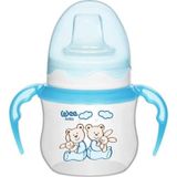 Wee Baby 753 Akıtmaz Kulplu PP 125 ml Mavi Bardak