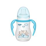 Wee Baby 754 Akıtmaz Kulplu PP 250 Ml Mavi Bardak
