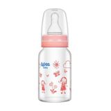 Wee Baby 770 Pembe 0-6 Ay 120 ml Isıya Dayanıklı Cam Biberon