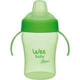 Wee Baby 775 240 ml Yeşil Colorful Akıtmaz Kulplu Bardak