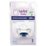 Wee Baby 8+ Ay Silikon Desenli Damaklı Emzik