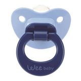 Wee Baby 819 6+ Ay Silikon Mat Gövdeli Damaklı Uçlu Emzik Lila
