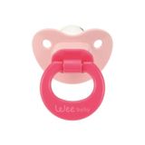 Wee Baby 819 6+ Ay Silikon Mat Gövdeli Damaklı Uçlu Emzik Pembe