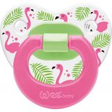 Wee Baby 834 Desenli Damaklı Emzik 6-18 Ay Pembe - Açık Pembe - 0 - 1,5 Yaş