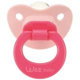 Wee Baby 841 0-6 Ay Silikon Damaklı Emzik Pembe