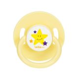 Wee Baby 855 0-6 Ay Silikon Yuvarlak Uçlu Emzik Sarı