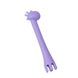Wee Baby 924 Mor Silikon Prime Çatal Kaşık