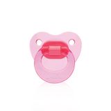 Wee Baby Akide Damaklı Ortodontik Yumuşak Silikon Uçlu Emzik 0-6 Ay Pembe