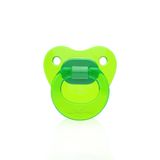 Wee Baby Akide Damaklı Ortodontik Yumuşak Silikon Uçlu Emzik 0-6 Ay Yeşil
