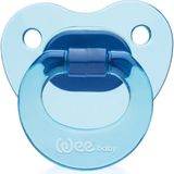 Wee Baby Akide Damaklı Ortodontik Yumuşak Silikon Uçlu Emzik 18+ Ay Mavi