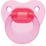 Wee Baby Akide Damaklı Ortodontik Yumuşak Silikon Uçlu Emzik 6-18 Ay Pembe