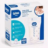 Wee Baby Anne Sütü - Süt Saklama Poşeti 420 Li Set (Dondurucuya Uygun) (24PK*20)