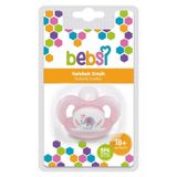Wee Baby Bebsi 585 Kelebek Desenli Damaklı Emzik No:3, Pembe