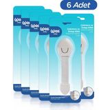 Wee Baby Çekmece ve Dolap Kilidi – Bebek Çocuk Güvenlik Kilidi (6 Adet) - 0 - 3 Yaş - Beyaz