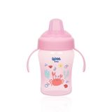 Wee Baby Colorful Kulplu Akıtmaz Antikolik Bardak 240 Ml 6+ Ay Pembe