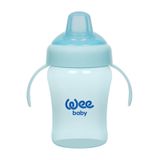Wee Baby Colorfull Akıtmaz PP Kulplu Bardak 240 ML Mavi