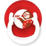 Wee Baby Cool Yuvarlak Yumuşak Uçlu Silikon Emzik 0-6 Ay Kırmızı Baykuş - 0 - 6 Ay - Kırmızı - Beyaz