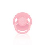 Wee Baby Cool Yuvarlak Yumuşak Uçlu Silikon Emzik 0-6 Ay Pembe