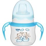 Wee Baby Damla Akıtmaz 753 Kulplu Suluk Alıştırma Bardağı 125 ml - Mavi - Açık Mavi