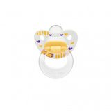 Wee Baby Desenli Damaklı Emzik 0-6Ay /Sarı