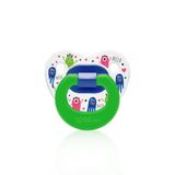 Wee Baby Desenli Damaklı Emzik No:1 Yeşil 0-6 Ay