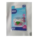 Wee Baby Desenli Damaklı Silikon Emzik 6-18 Ay No 2(pembe)