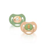 Wee Baby Duo No:1 0-6 Ay Simetrik Uçlu 2'li Emzik
