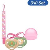 Wee Baby Duo Simetrik Uçlu Emzik 6-18 Ay No:2 Kız (Kutu ve Bant Seti) - 6 - 18 Ay - Yeşil