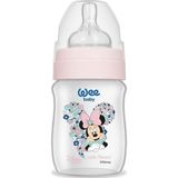 Wee Baby Geniş Ağızlı Biberon 0 - 6 Ay 150 ml -Pembe