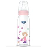 Wee Baby Klasik Cam Biberon 250 ml - Pudra Pembe