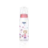 Wee Baby Klasik Dayanıklı Cam Biberon 250 Ml Yavaş Akış 0-6 Ay Pembe