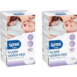 Wee Baby Klasik Göğüs Pedi Nefes Alabilir Yapı ile Konforlu Kullanım 40 Adet