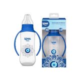 Wee Baby Klasik Kulplu PP Biberon 270ml, Mavi, Nazar Boncuğu, 6-18 Ay