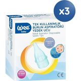 Wee Baby Kod:163 30 Adet Burun Aspiratörü Nasal Yedek Ucu