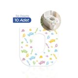 Wee Baby Kullan At Klozet Örtüsü 10'lu