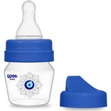 Wee Baby Mini Alıştırma Bardağı Seti 30 ml BPA İçermeyen Polipropilen 0-6 Ay İçin Mavi