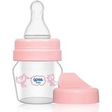 Wee Baby Mini Cam Alıştırma Bardağı Seti Pembe 30 ML Yenidoğanlar İçin Hafif ve Dayanıklı