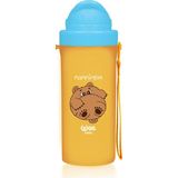 Wee Baby Nanninom Pipetli Bardak Akıtmaz Bebek Bardağı Suluk 300 Ml 6+ Ay - Renkli