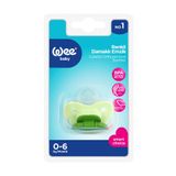 Wee Baby No:1 Yeşil Renkli Damaklı Emzik