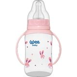 Wee Baby P.p Kulplu Biberon 150 ml (KOD:744) - Pembe