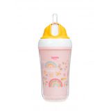 Wee Baby Pembe Yalıtımlı Pipetli Bardak