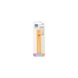 Wee Baby Prime Silikon Pipet, 2'li Set, Turuncu, 12+ Ay
