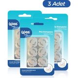 Wee Baby Priz Koruyucu 6’lı – Bebek Çocuk Güvenlik Priz Kapağı (6x3= 18 Adet) - 0 - 3 Yaş - Beyaz
