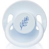 Wee Baby Pure Yuvarlak Uçlu Kauçuk Emzik 18+ Ay Mavi - Gül