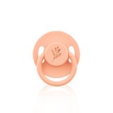 Wee Baby Pure Yuvarlak Uçlu Kauçuk Emzik No:1 Somon 0-6 Ay