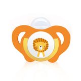 Wee Baby Safari Damaklı Silikon Emzik 18+ Ay Turuncu Aslan